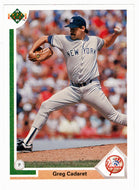 Greg Cadaret - New York Yankees (MLB Baseball Card) 1991 Upper Deck # 343 Mint