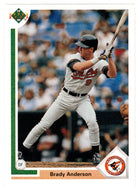 Brady Anderson - Baltimore Orioles (MLB Baseball Card) 1991 Upper Deck # 349 Mint