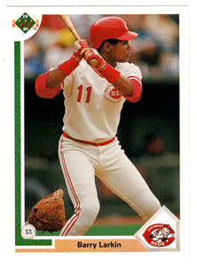 Barry Larkin - Cincinnati Reds (MLB Baseball Card) 1991 Upper Deck # 353 Mint