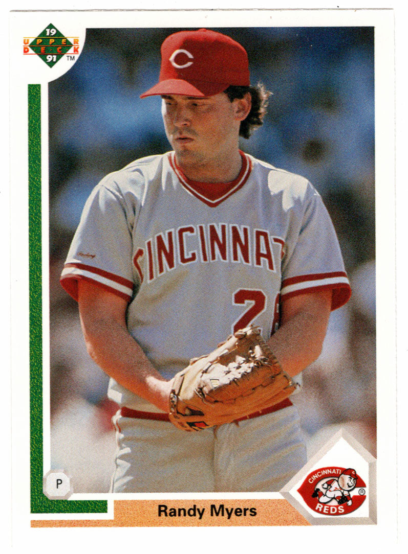 Randy Myers - Cincinnati Reds (MLB Baseball Card) 1991 Upper Deck # 371 Mint