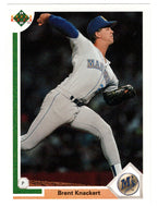 Brent Knackert - Seattle Mariners (MLB Baseball Card) 1991 Upper Deck # 378 Mint