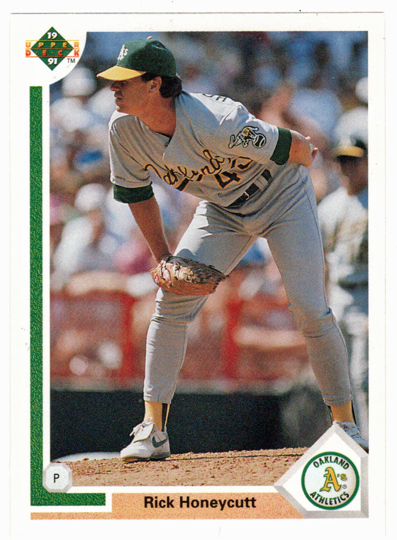 Rick Honeycutt - Oakland Athletics (MLB Baseball Card) 1991 Upper Deck # 379 Mint