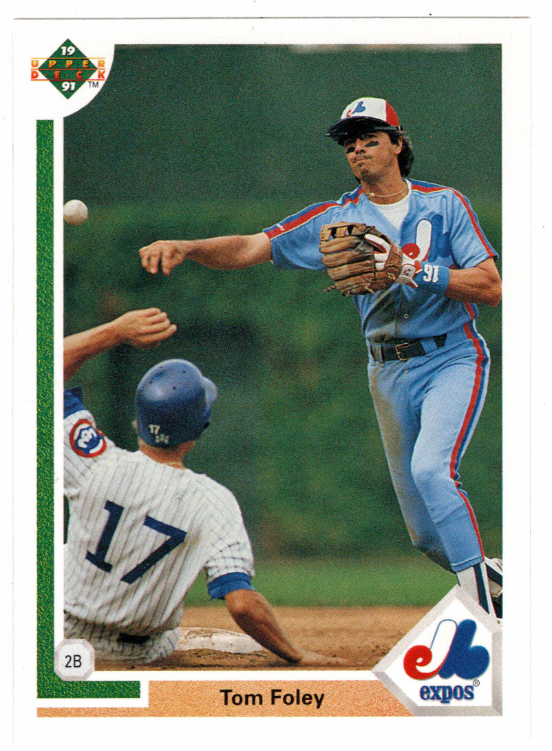 Tom Foley - Montreal Expos (MLB Baseball Card) 1991 Upper Deck # 381 Mint