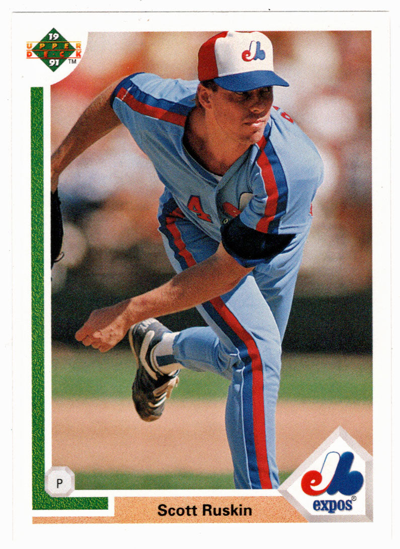 Scott Ruskin - Montreal Expos (MLB Baseball Card) 1991 Upper Deck # 383 Mint