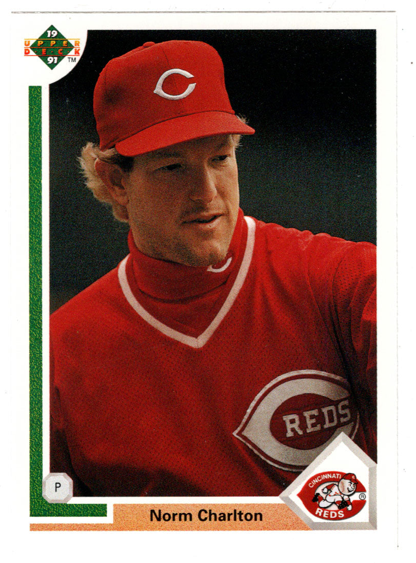 Norm Charlton - Cincinnati Reds (MLB Baseball Card) 1991 Upper Deck # 394 Mint