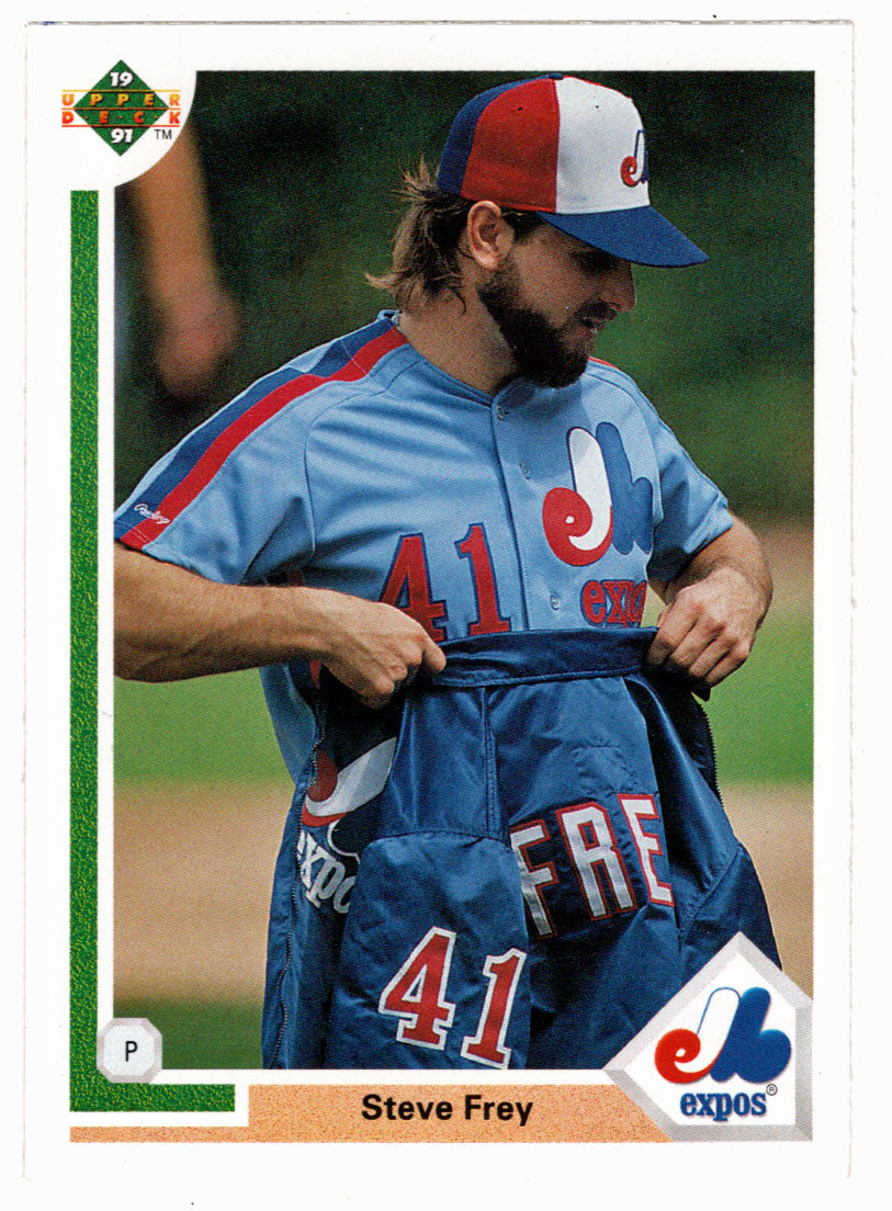 Steve Frey - Montreal Expos (MLB Baseball Card) 1991 Upper Deck # 397 Mint