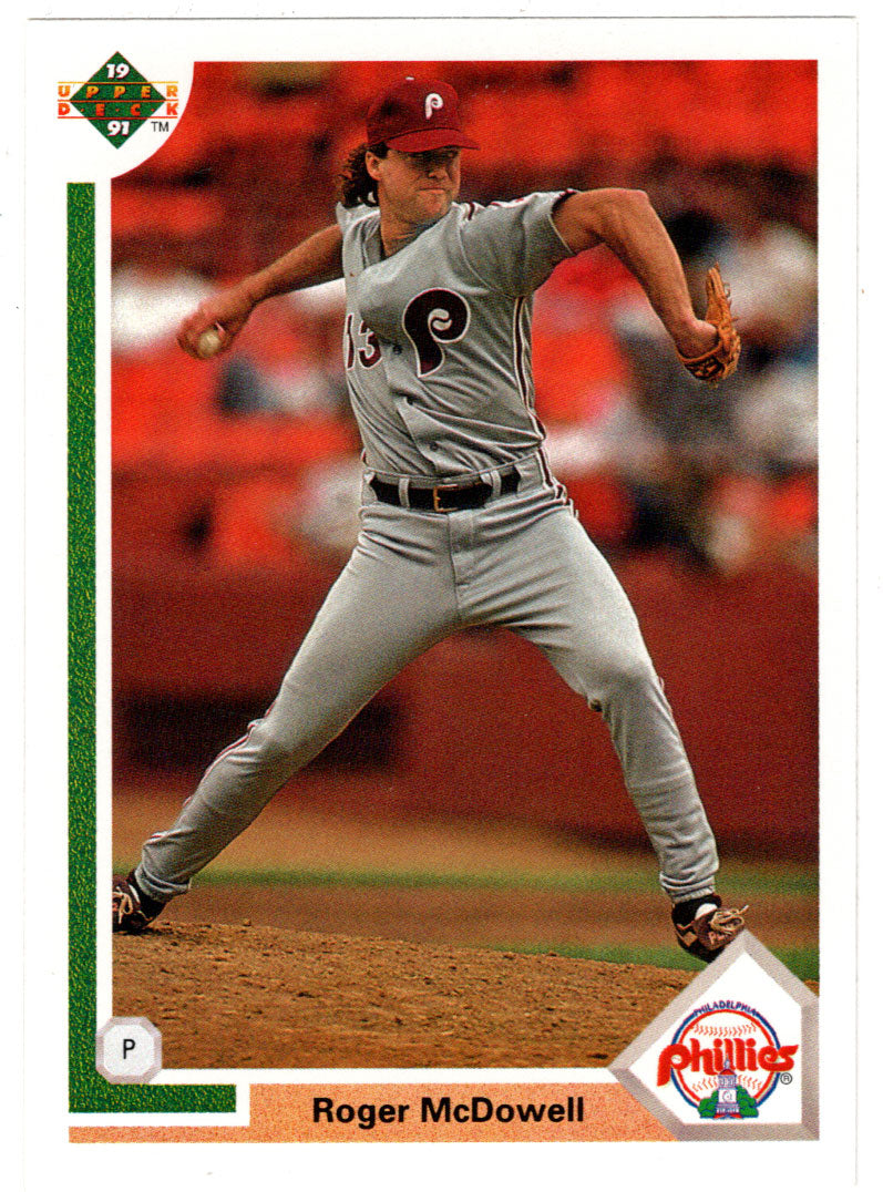 Roger McDowell - Philadelphia Phillies (MLB Baseball Card) 1991 Upper Deck # 406 Mint