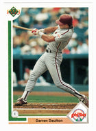 Darren Daulton - Philadelphia Phillies (MLB Baseball Card) 1991 Upper Deck # 408 Mint