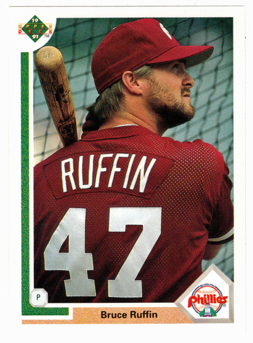 Bruce Ruffin - Philadelphia Phillies (MLB Baseball Card) 1991 Upper Deck # 410 Mint
