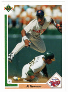 Al Newman - Minnesota Twins (MLB Baseball Card) 1991 Upper Deck # 413 Mint