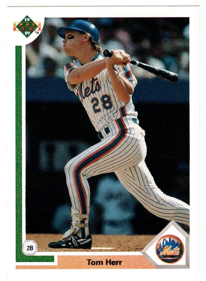 Tom Herr - New York Mets (MLB Baseball Card) 1991 Upper Deck # 416 Mint