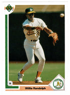 Willie Randolph - Oakland Athletics (MLB Baseball Card) 1991 Upper Deck # 421 Mint