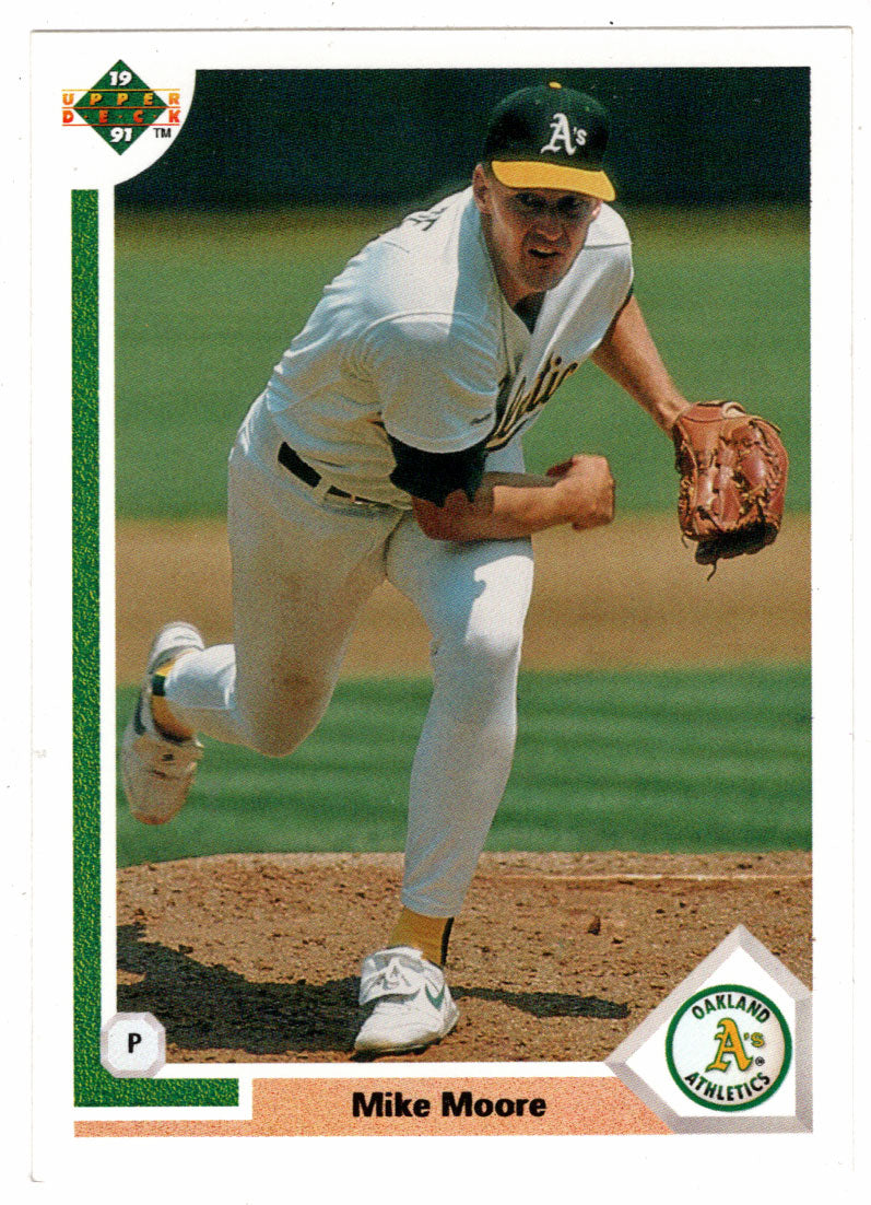 Mike Moore - Oakland Athletics (MLB Baseball Card) 1991 Upper Deck # 423 Mint