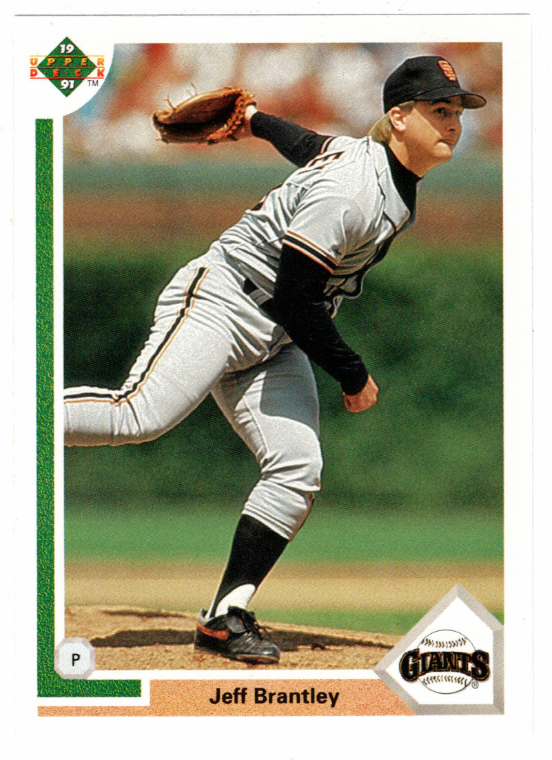 Jeff Brantley - San Francisco Giants (MLB Baseball Card) 1991 Upper Deck # 424 Mint