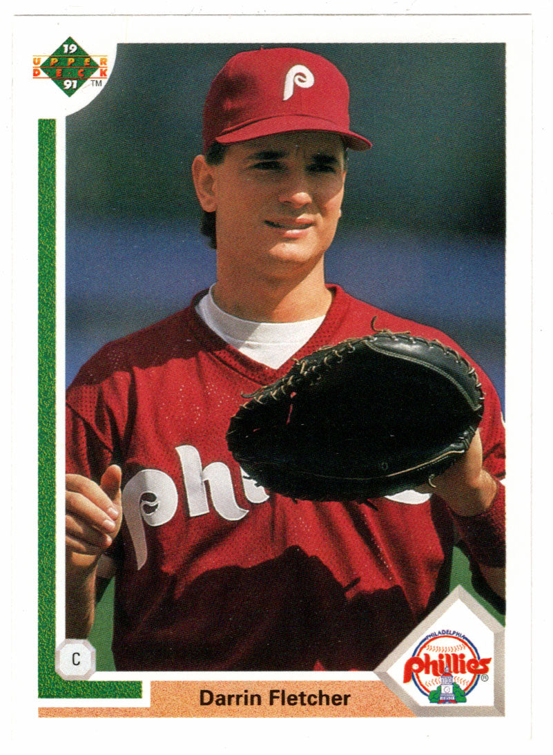 Darrin Fletcher - Philadelphia Phillies (MLB Baseball Card) 1991 Upper Deck # 428 Mint