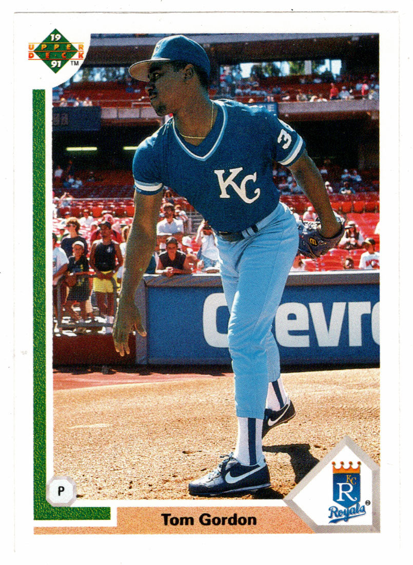Tom Gordon - Kansas City Royals (MLB Baseball Card) 1991 Upper Deck # 431 Mint