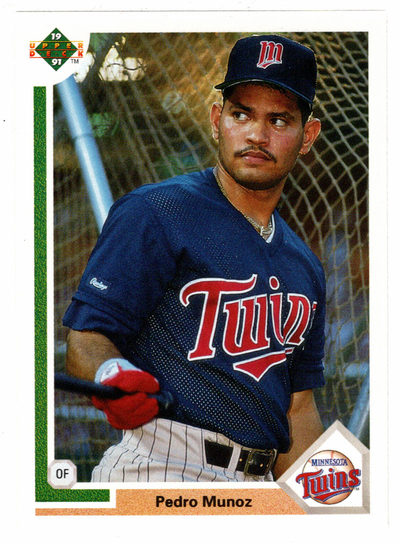 Pedro Munoz RC - Minnesota Twins (MLB Baseball Card) 1991 Upper Deck # 432 Mint