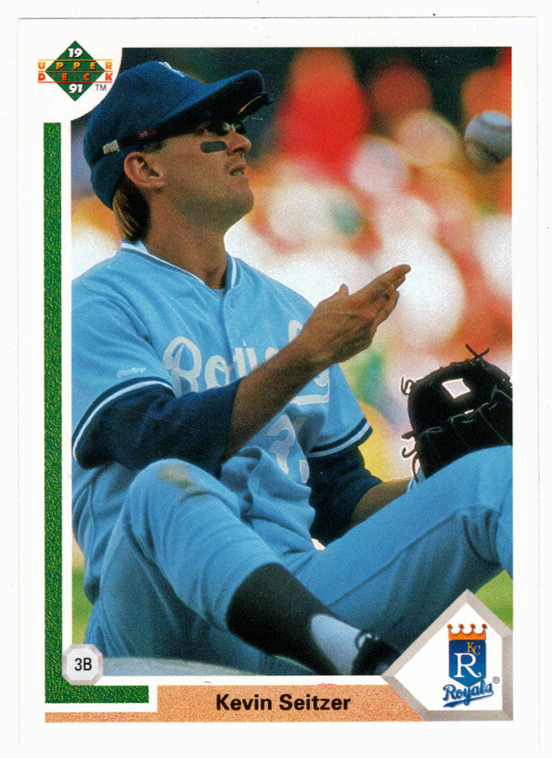 Kevin Seitzer - Kansas City Royals (MLB Baseball Card) 1991 Upper Deck # 433 Mint