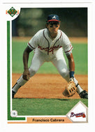 Francisco Cabrera - Atlanta Braves (MLB Baseball Card) 1991 Upper Deck # 439 Mint