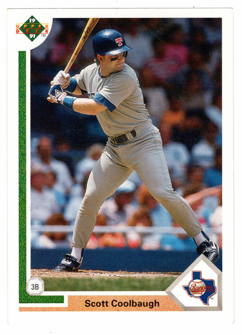 Scott Coolbaugh - Texas Rangers (MLB Baseball Card) 1991 Upper Deck # 451 Mint