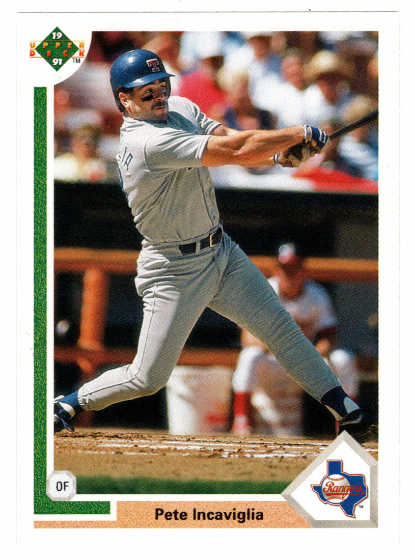 Pete Incaviglia -  Texas Rangers (MLB Baseball Card) 1991 Upper Deck # 453 Mint