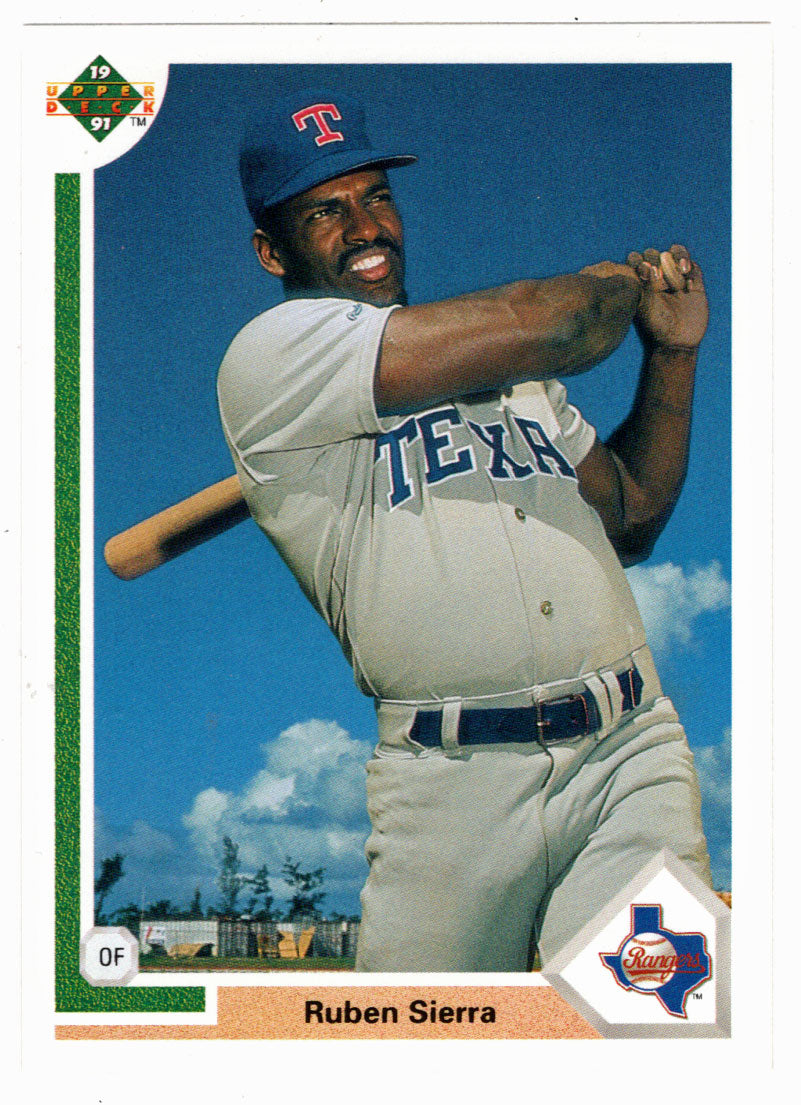 Ruben Sierra - Texas Rangers (MLB Baseball Card) 1991 Upper Deck # 455 Mint
