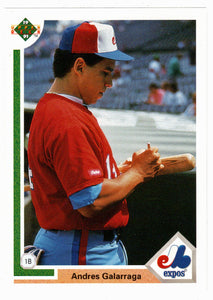 Andres Galarraga - Montreal Expos (MLB Baseball Card) 1991 Upper Deck # 456 Mint