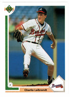 Charlie Leibrandt - Atlanta Braves (MLB Baseball Card) 1991 Upper Deck # 460 Mint