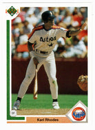 Karl Rhodes - Houston Astros (MLB Baseball Card) 1991 Upper Deck # 466 Mint