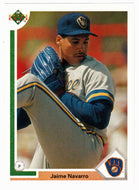 Jaime Navarro - Milwaukee Brewers (MLB Baseball Card) 1991 Upper Deck # 476 Mint