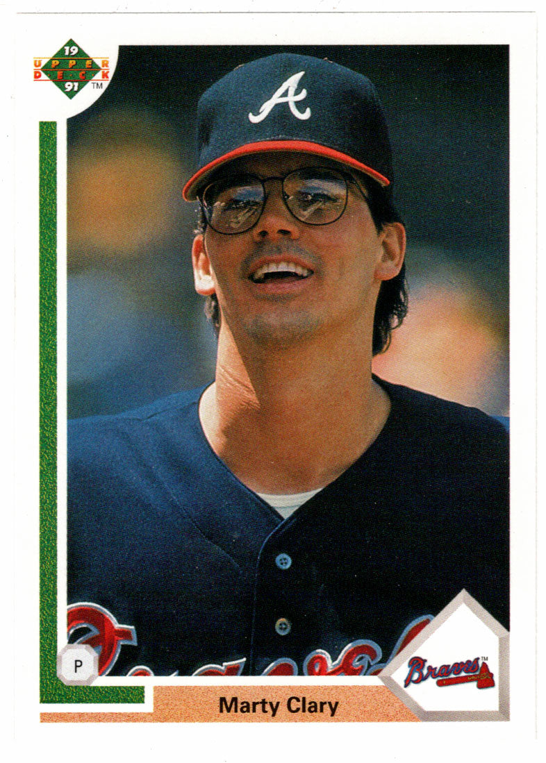 Marty Clary - Atlanta Braves (MLB Baseball Card) 1991 Upper Deck # 478 Mint