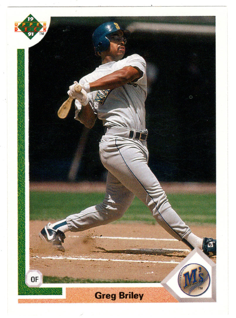 Greg Briley - Seattle Mariners (MLB Baseball Card) 1991 Upper Deck # 479 Mint