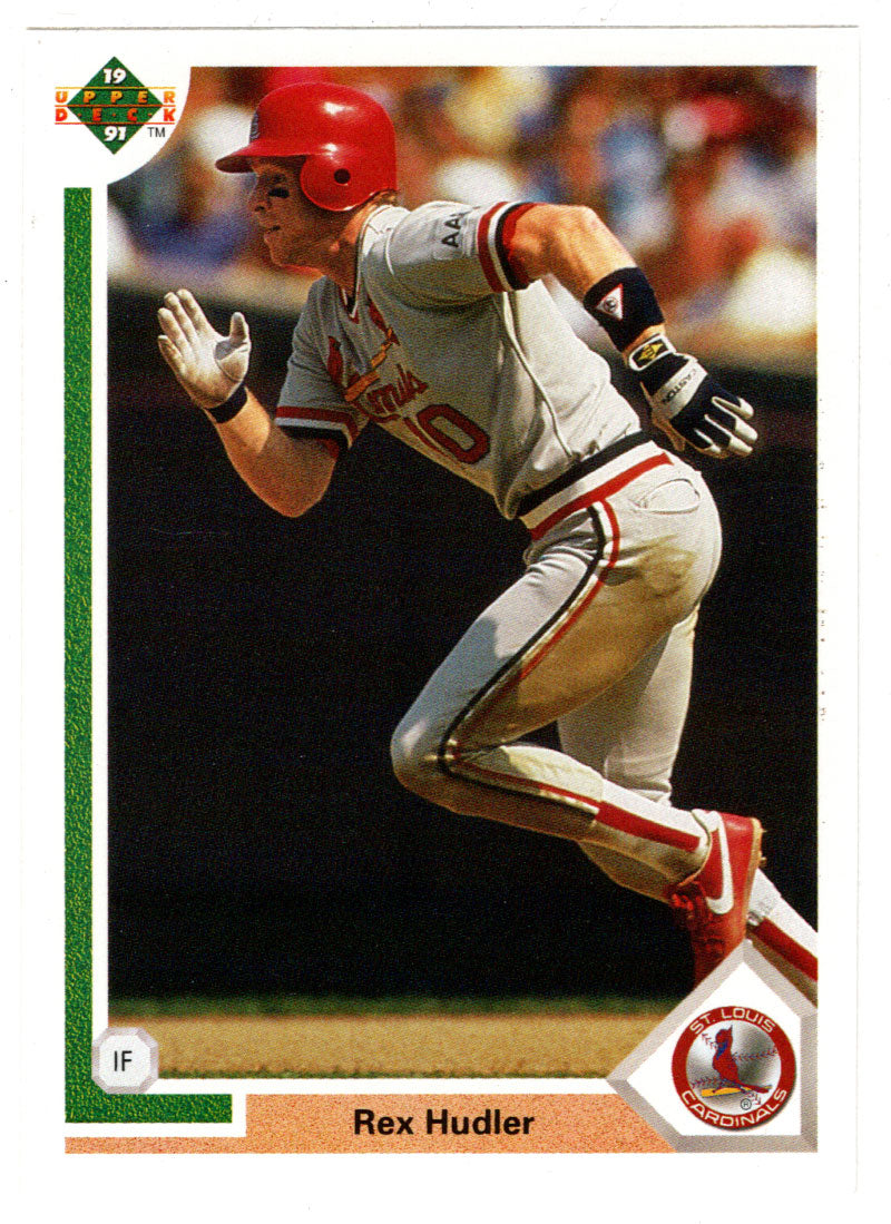 Rex Hudler - St. Louis Cardinals (MLB Baseball Card) 1991 Upper Deck # 482 Mint