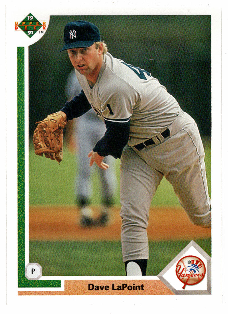 Dave LaPoint - New York Yankees (MLB Baseball Card) 1991 Upper Deck # 483 Mint