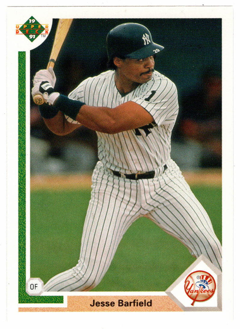 Jesse Barfield - New York Yankees (MLB Baseball Card) 1991 Upper Deck # 485 Mint