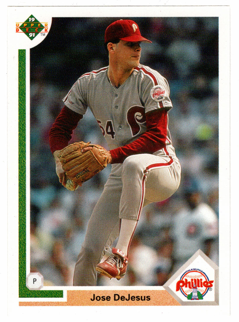 Jose DeJesus - Philadelphia Phillies (MLB Baseball Card) 1991 Upper Deck # 486 Mint