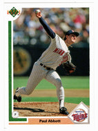 Paul Abbott RC - Minnesota Twins (MLB Baseball Card) 1991 Upper Deck # 487 Mint