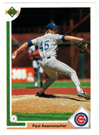 Paul Assenmacher - Chicago Cubs (MLB Baseball Card) 1991 Upper Deck # 491 Mint