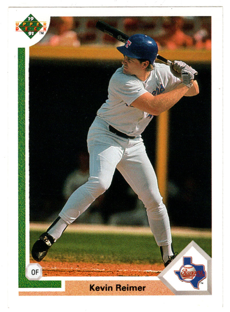 Kevin Reimer - Texas Rangers (MLB Baseball Card) 1991 Upper Deck # 494 Mint