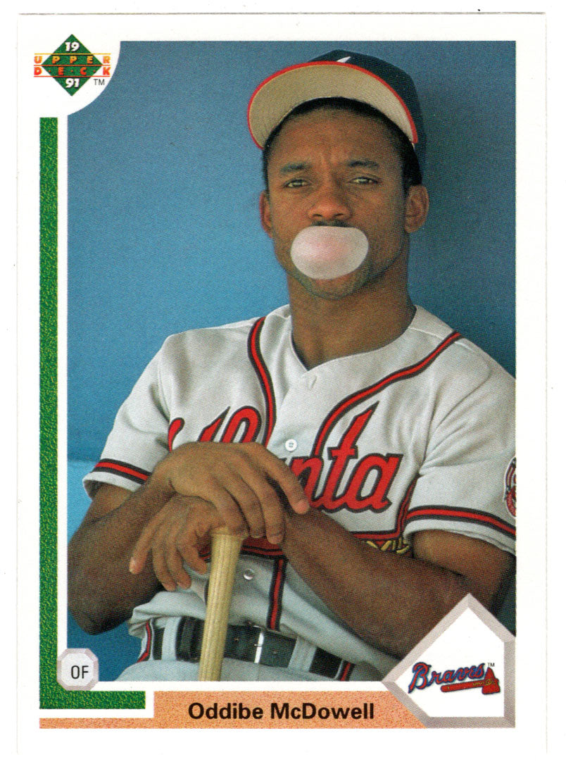 Oddibe McDowell - Atlanta Braves (MLB Baseball Card) 1991 Upper Deck # 497 Mint
