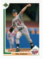 Allan Anderson - Minnesota Twins (MLB Baseball Card) 1991 Upper Deck # 503 Mint