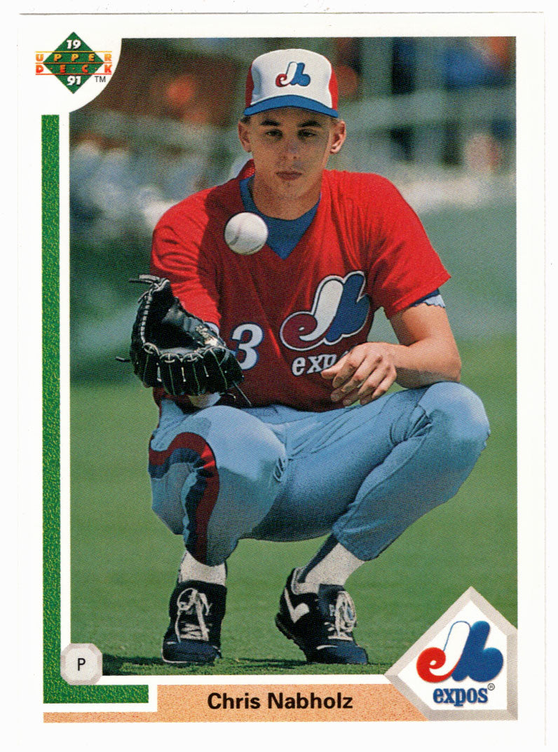 Chris Nabholz - Montreal Expos (MLB Baseball Card) 1991 Upper Deck # 538 Mint