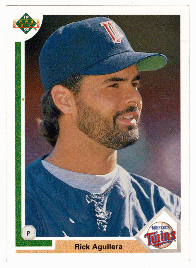 Rick Aguilera - Minnesota Twins (MLB Baseball Card) 1991 Upper Deck # 542 Mint