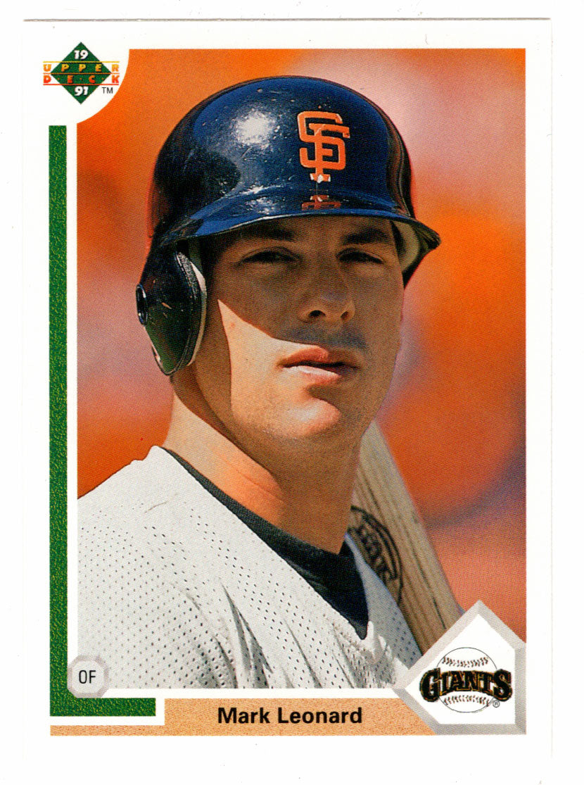 Mark Leonard RC - San Francisco Giants (MLB Baseball Card) 1991 Upper Deck # 557 Mint