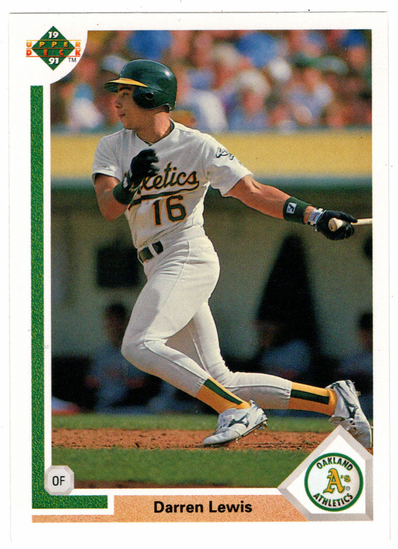 Darren Lewis - Oakland Athletics (MLB Baseball Card) 1991 Upper Deck # 564 Mint