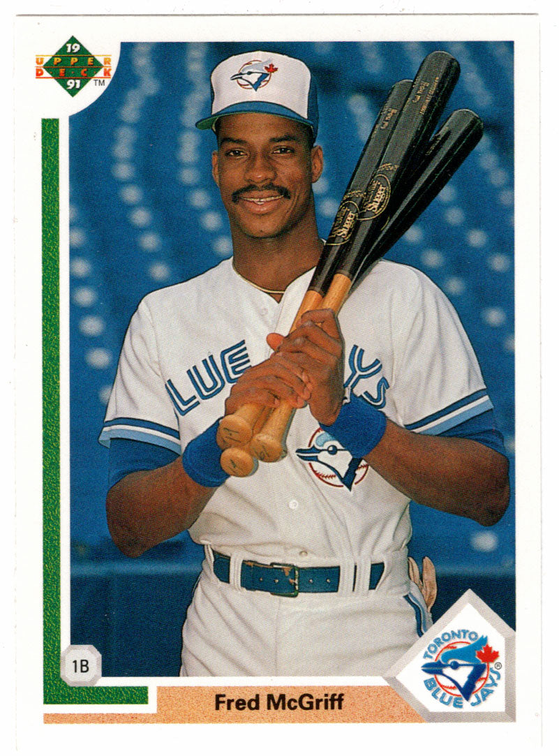 Fred McGriff - Toronto Blue Jays (MLB Baseball Card) 1991 Upper Deck # 565 Mint