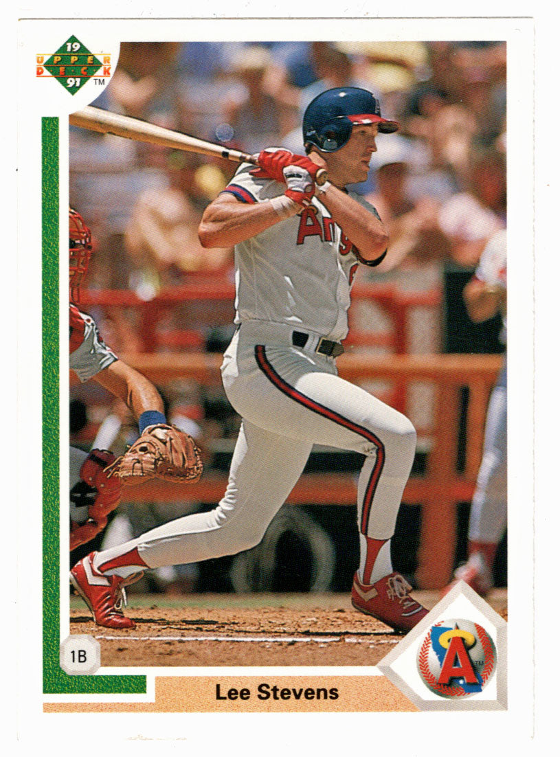 Lee Stevens - California Angels (MLB Baseball Card) 1991 Upper Deck # 573 Mint