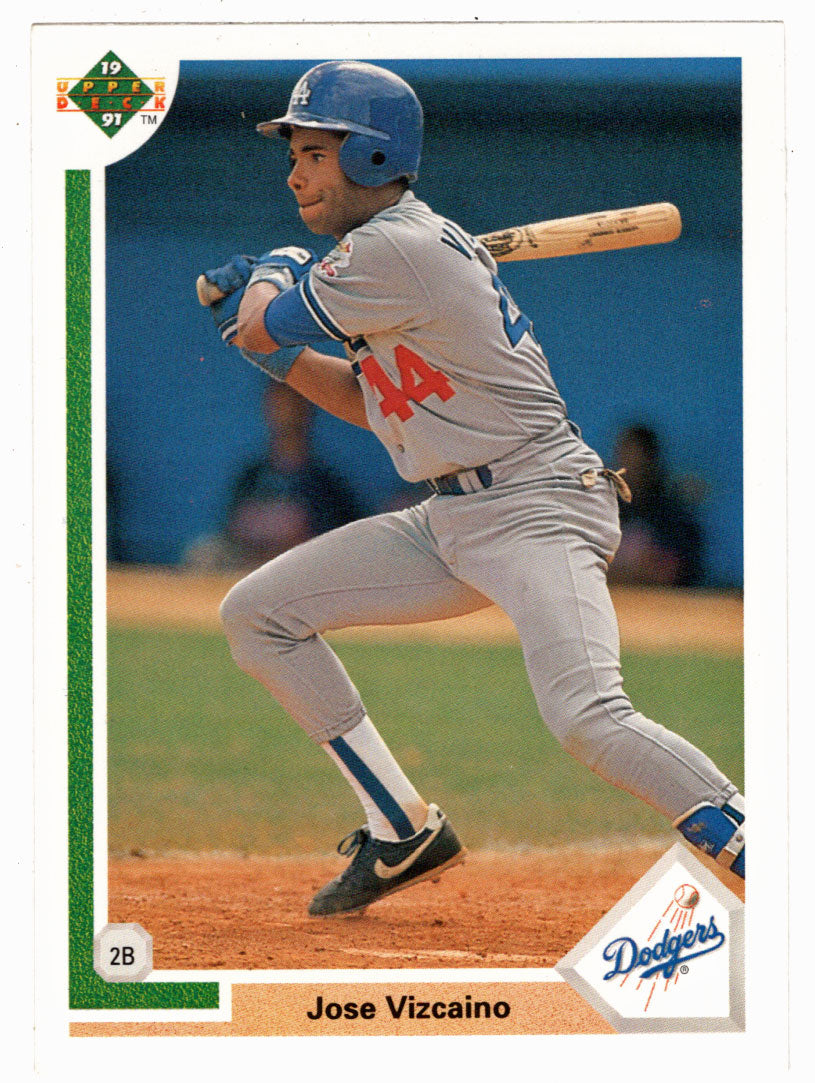 Jose Vizcaino - Los Angeles Dodgers (MLB Baseball Card) 1991 Upper Deck # 580 Mint