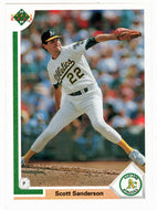 Scott Sanderson - Oakland Athletics (MLB Baseball Card) 1991 Upper Deck # 582 Mint