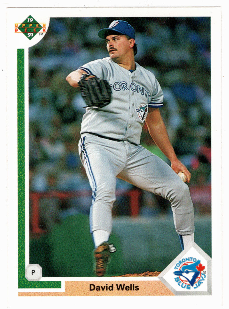 David Wells - Toronto Blue Jays (MLB Baseball Card) 1991 Upper